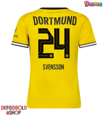 Borussia Dortmund Daniel Svensson #24 Hjemmebanetrøje Dame 2026-27 Kort ærmer